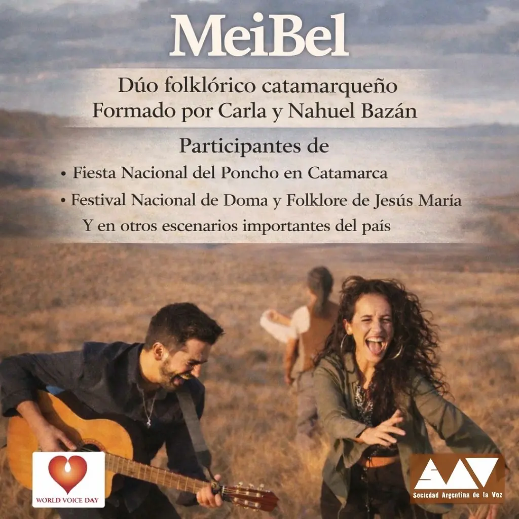 Meibel con Carla y Nahuel Bazán