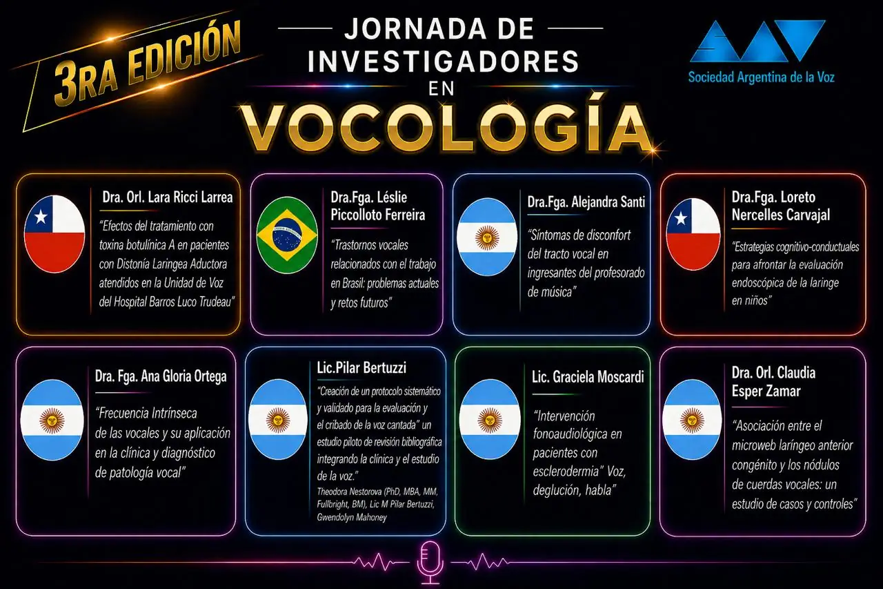 Jornada Investigación Vocología 2026