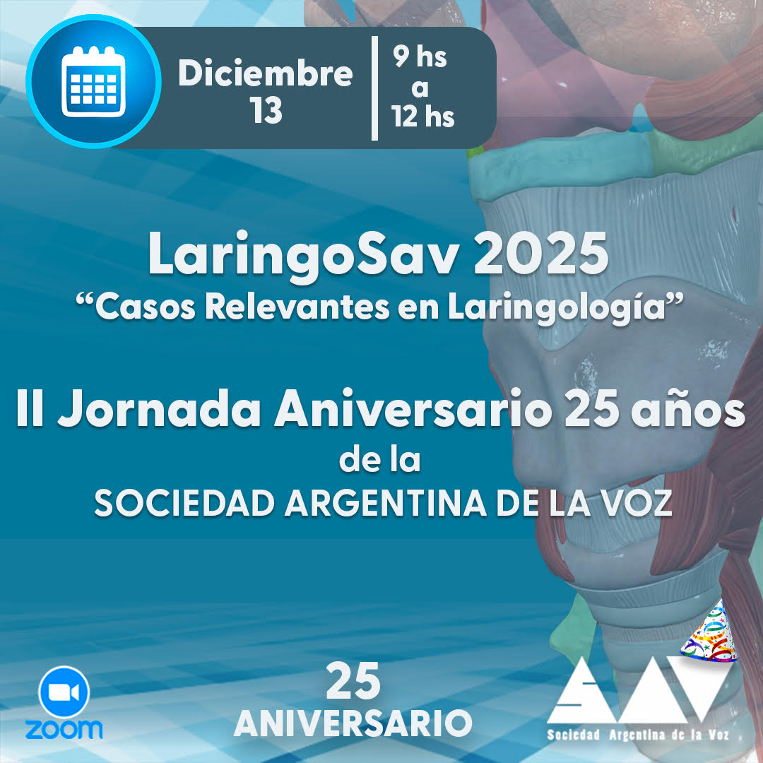 II JORNADA ANIVERSARIO  25 años de SAV